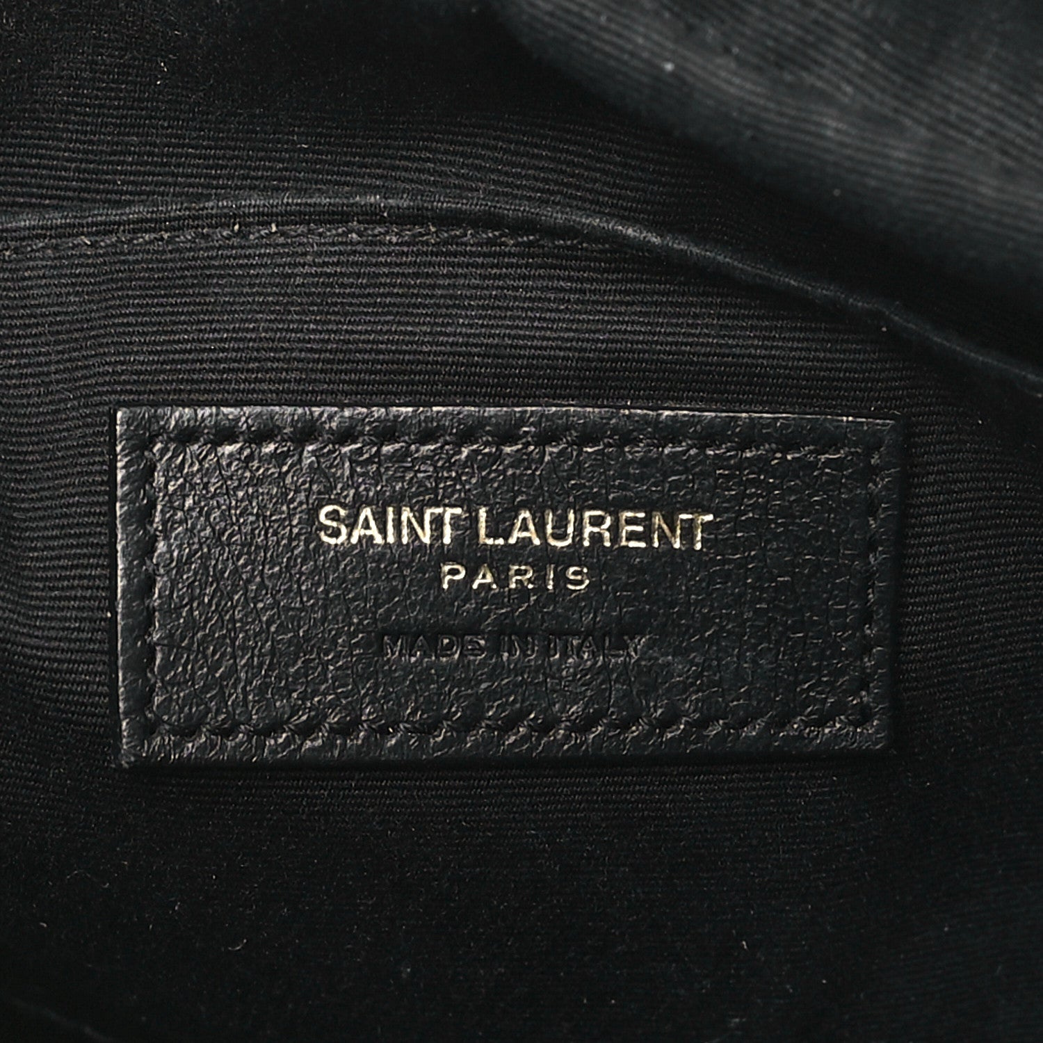 Saint Laurent Calfskin Matelasse Monogram Lou Camera Bag Dark Beige 6 of 12