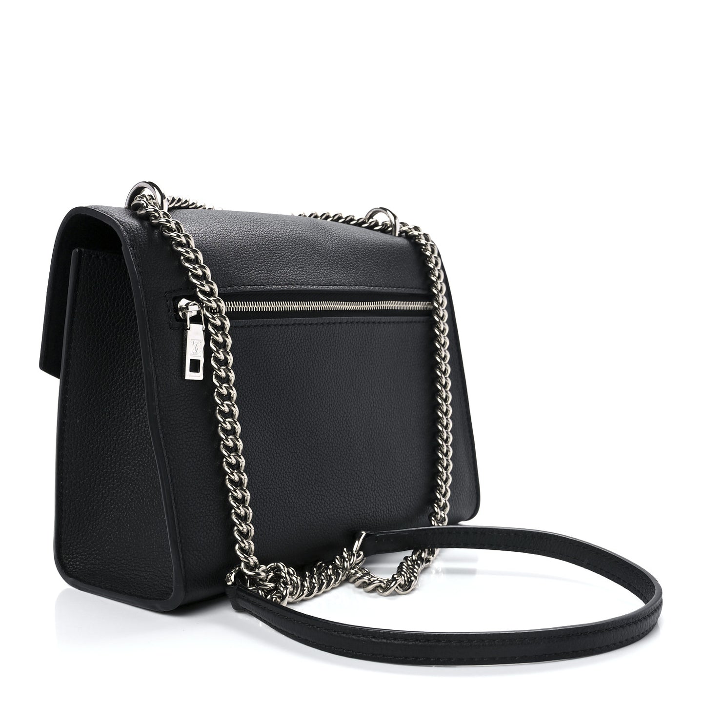Soft Calfskin Mylockme Chain Bag BB Black