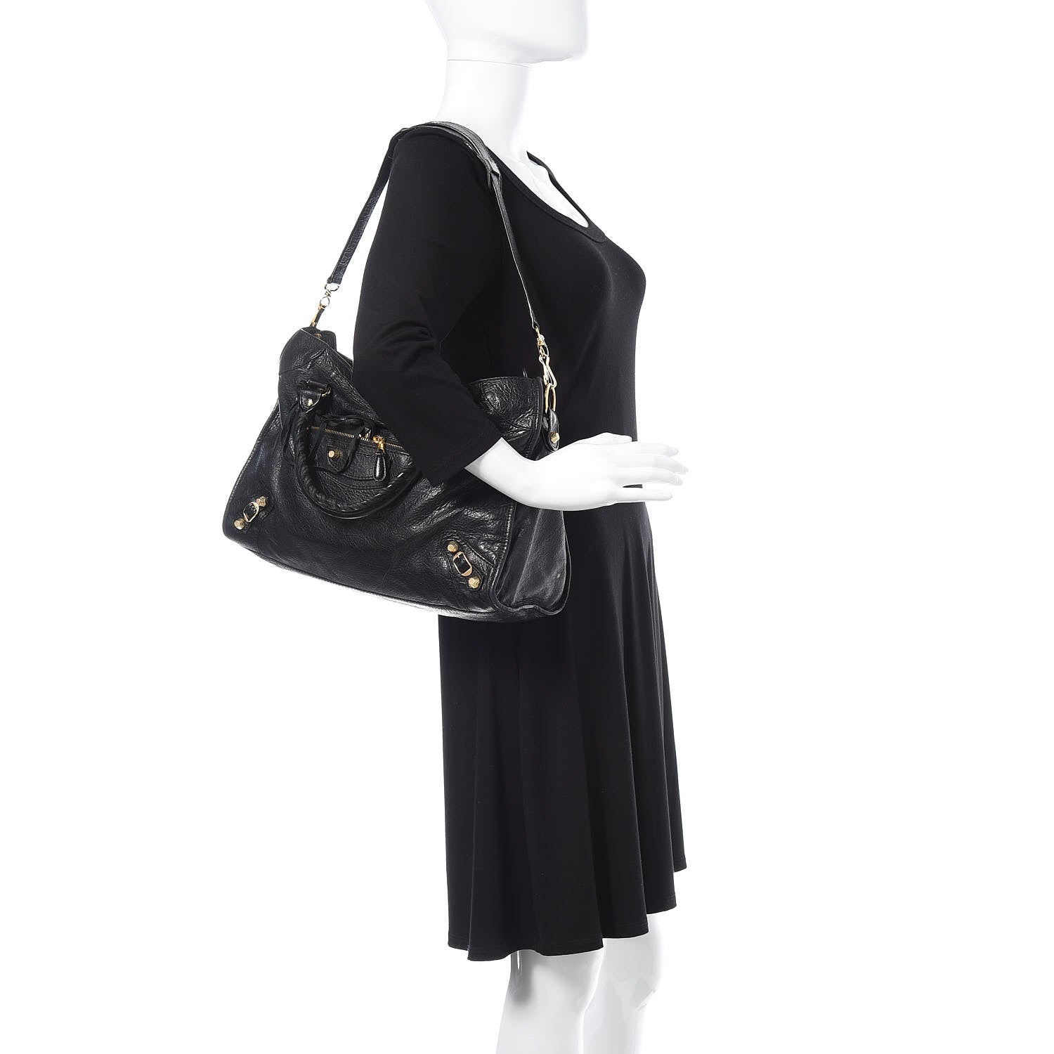 Balenciaga Agneau Giant 12 Gold Hardware City Black 2 of 14