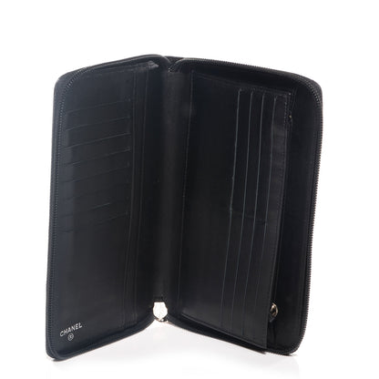 Chanel Caviar Timeless Travel Zip Wallet Black 5 of 8