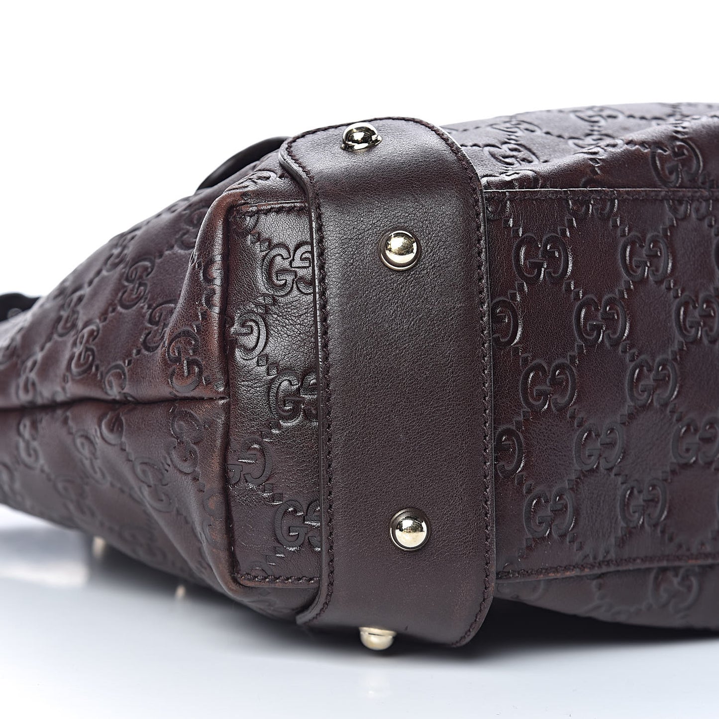Guccissima Small Pelham Shoulder Bag Chocolate