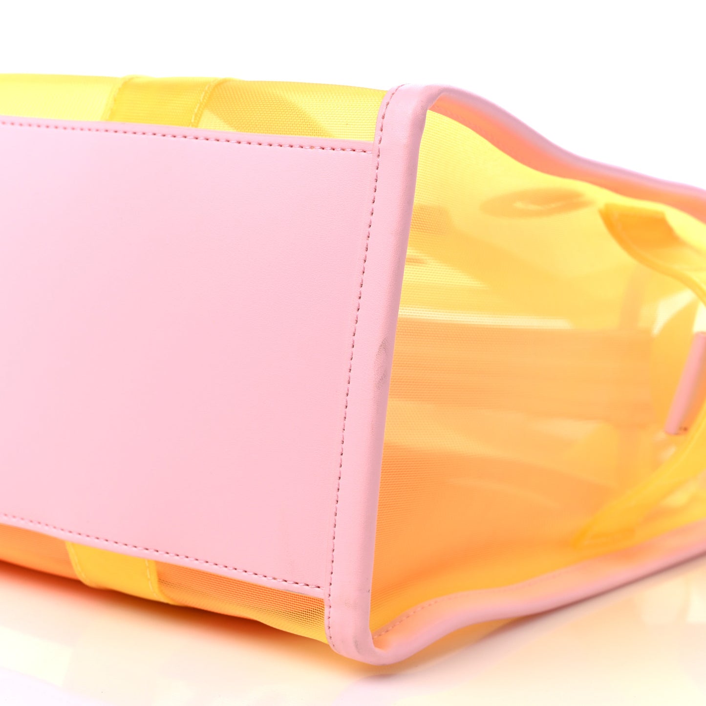 Nylon The Mesh Medium Tote Bag Yellow Multicolor