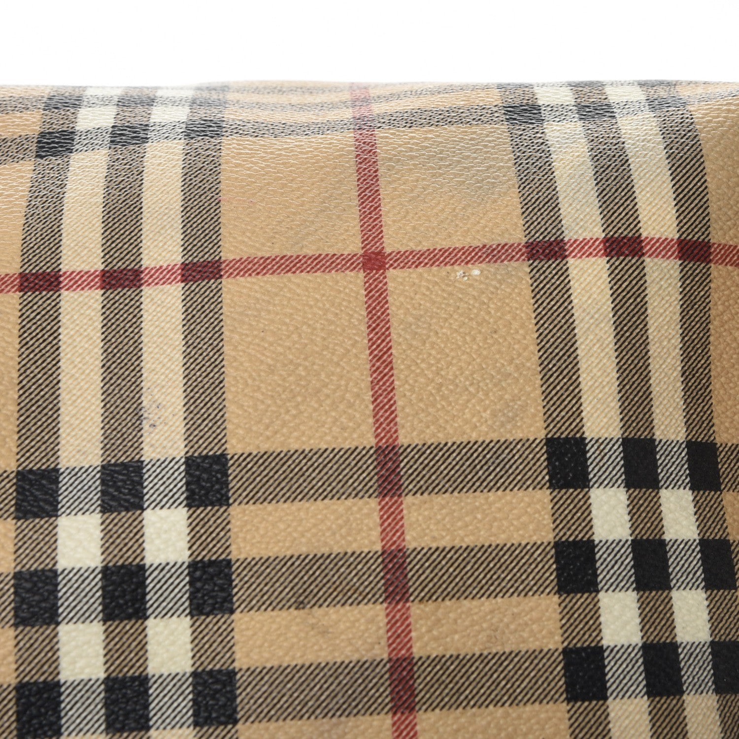 Burberry Haymarket Check Duffle Bag Dark Brown 23 of 24