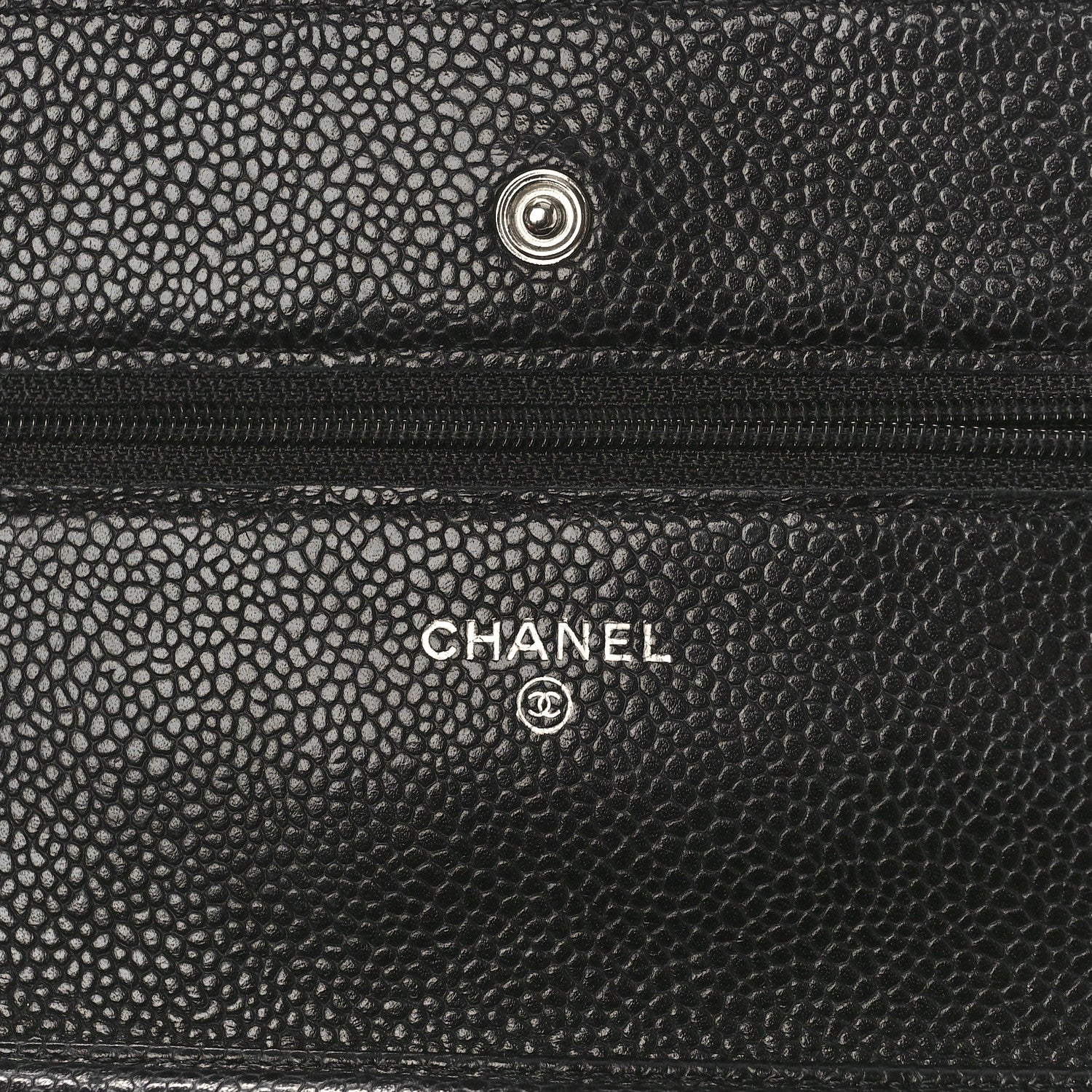 Chanel Caviar Quilted Wallet on Chain WOC Black 6 of 9
