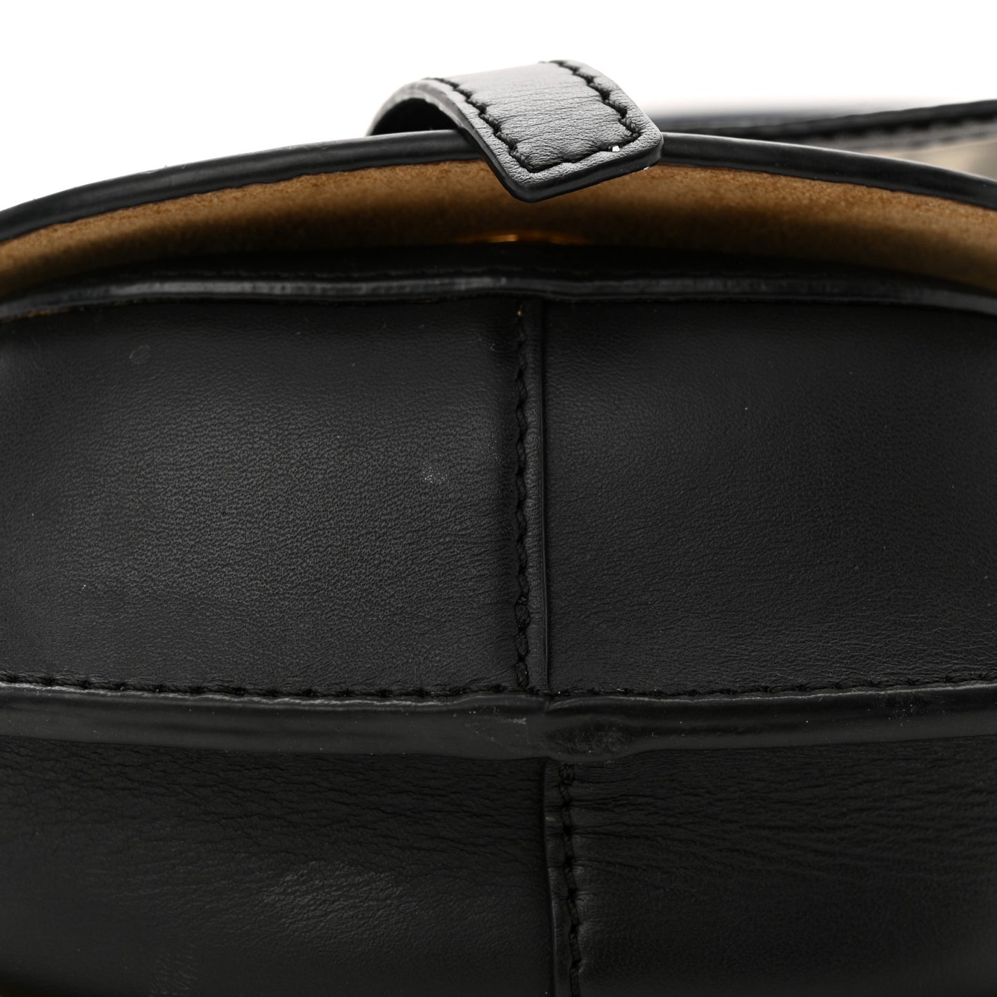 Calfskin Jacquard Mini Gate Dual Bag Black