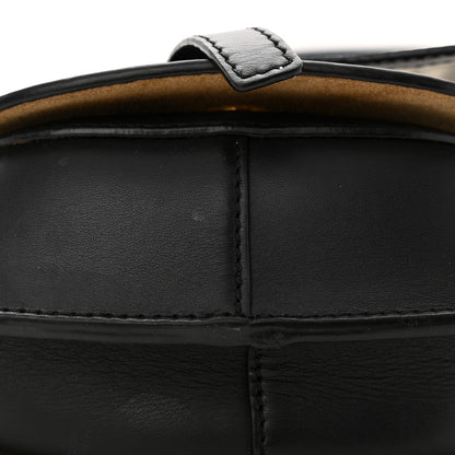 Loewe Calfskin Jacquard Mini Gate Dual Bag Black 10 of 12