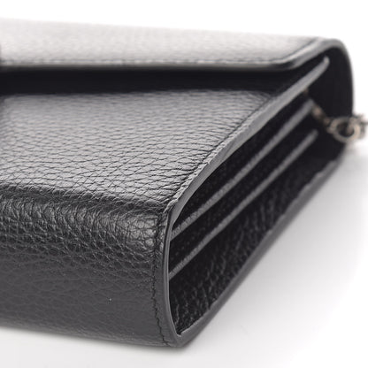 Gucci Calfskin Mini Dionysus Chain Wallet Black 13 of 15