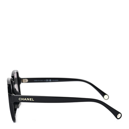 Chanel Acetate Polarized Square Sunglasses 5505-A Black 3 of 6