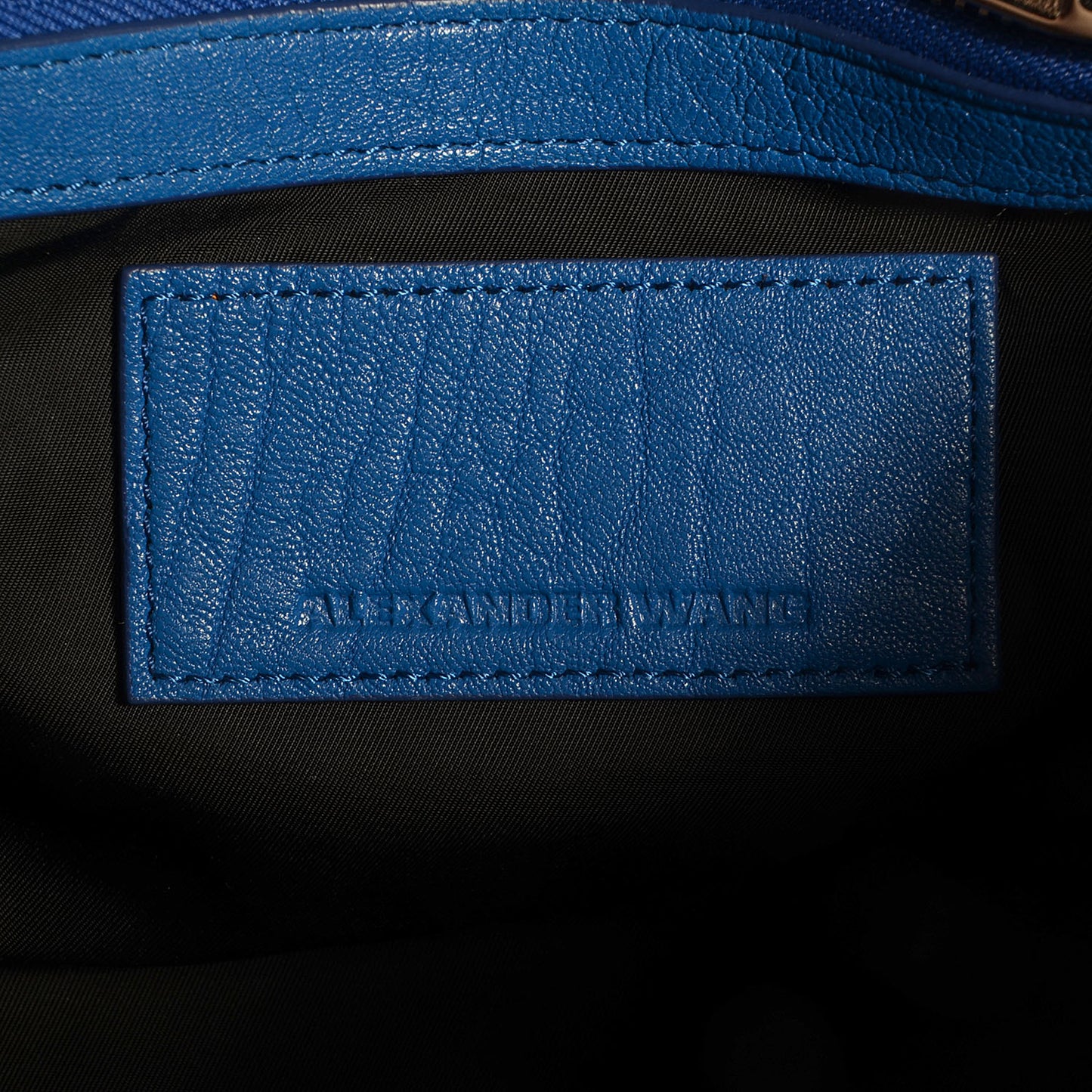 Pebbled Lambskin Rockie Royal w Silver Hardware