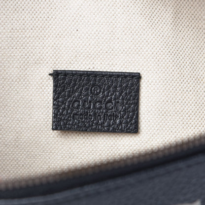 Gucci Grained Calfskin Logo Belt Bag Black 6 of 10