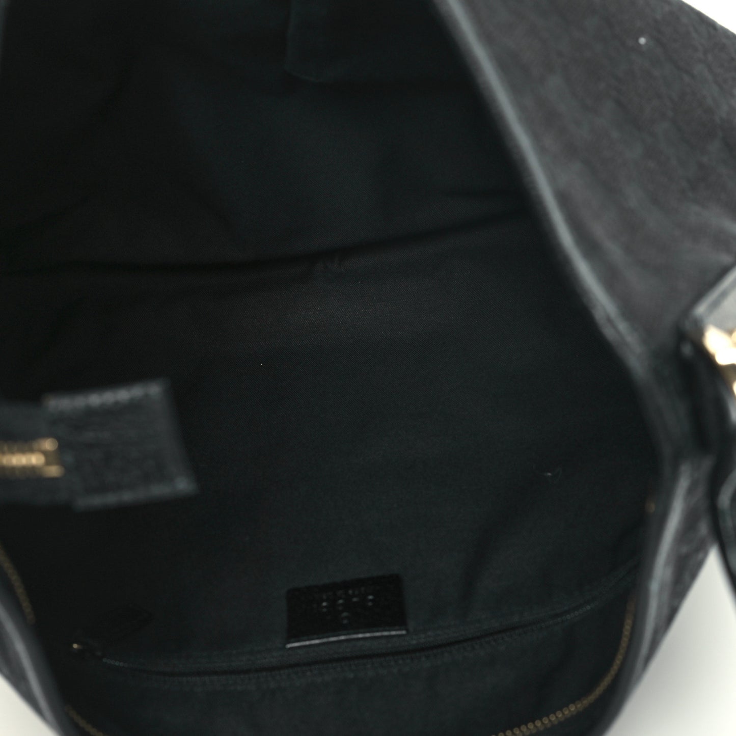 Denim Monogram Abbey D Ring Hobo Black