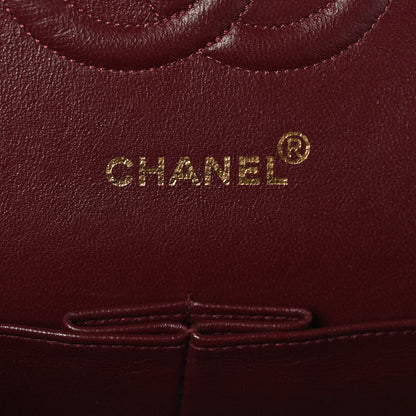 Chanel Lambskin Quilted Medium Double Flap Black 6 of 9