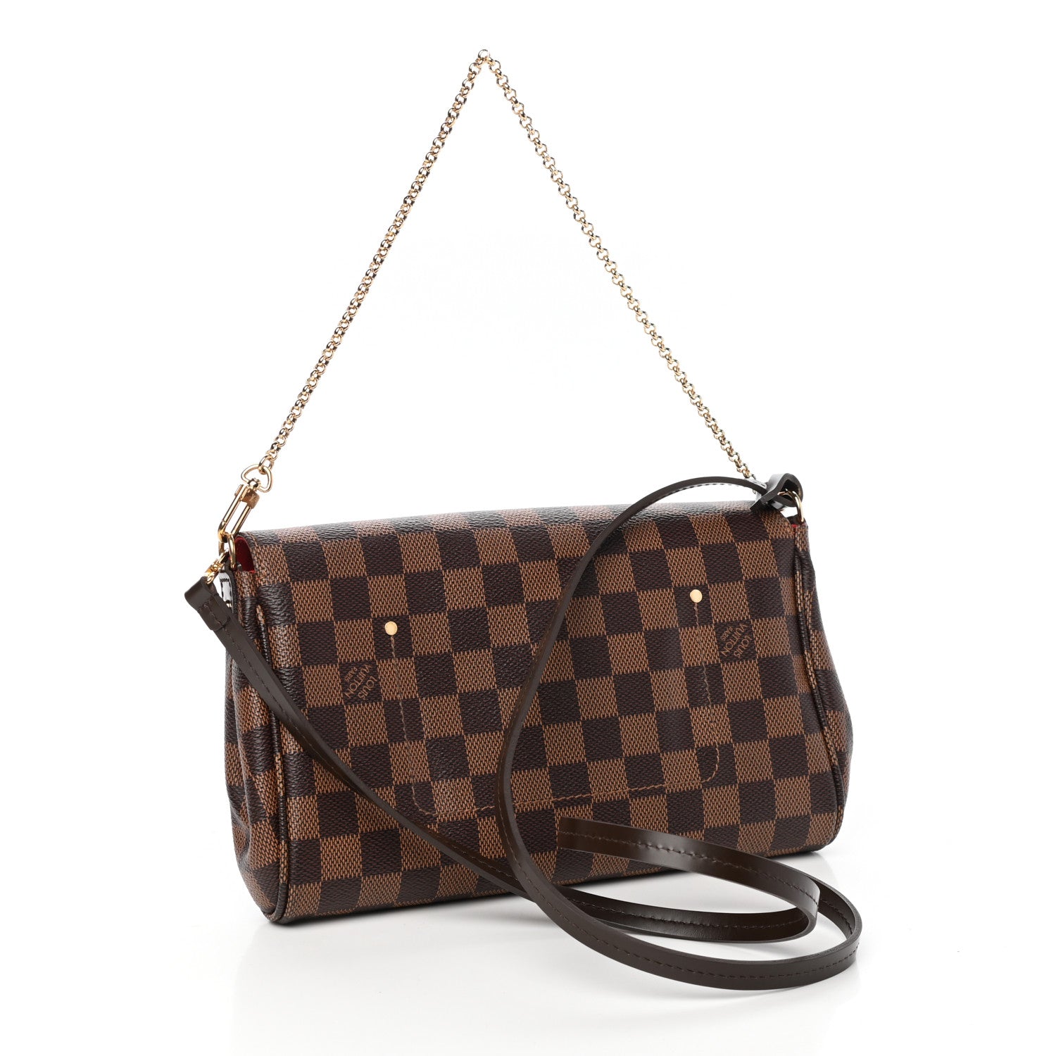Louis Vuitton Damier Ebene Favorite MM 3 of 12