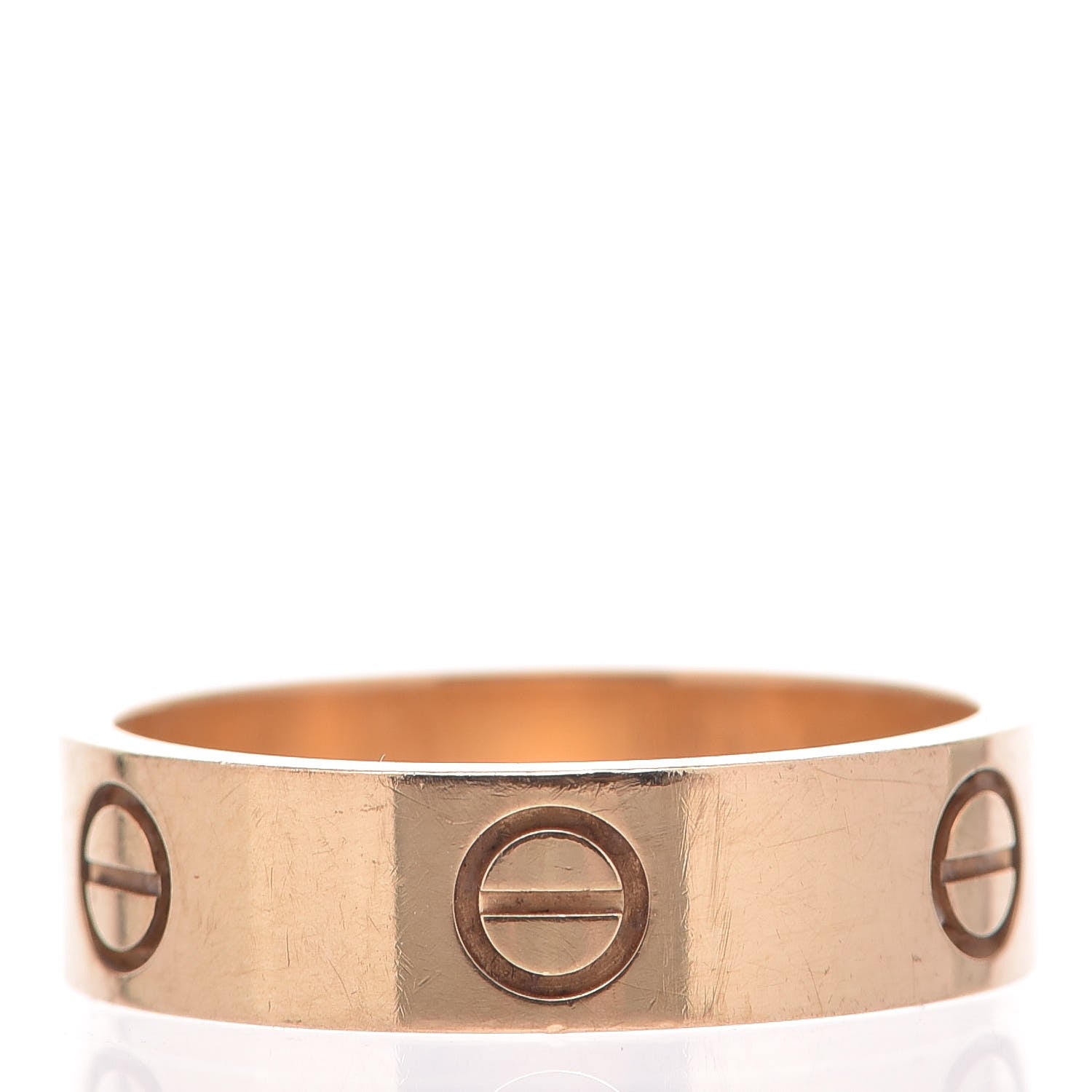 Cartier 18K Yellow Gold 5.5mm LOVE Ring 57 8 4 of 10