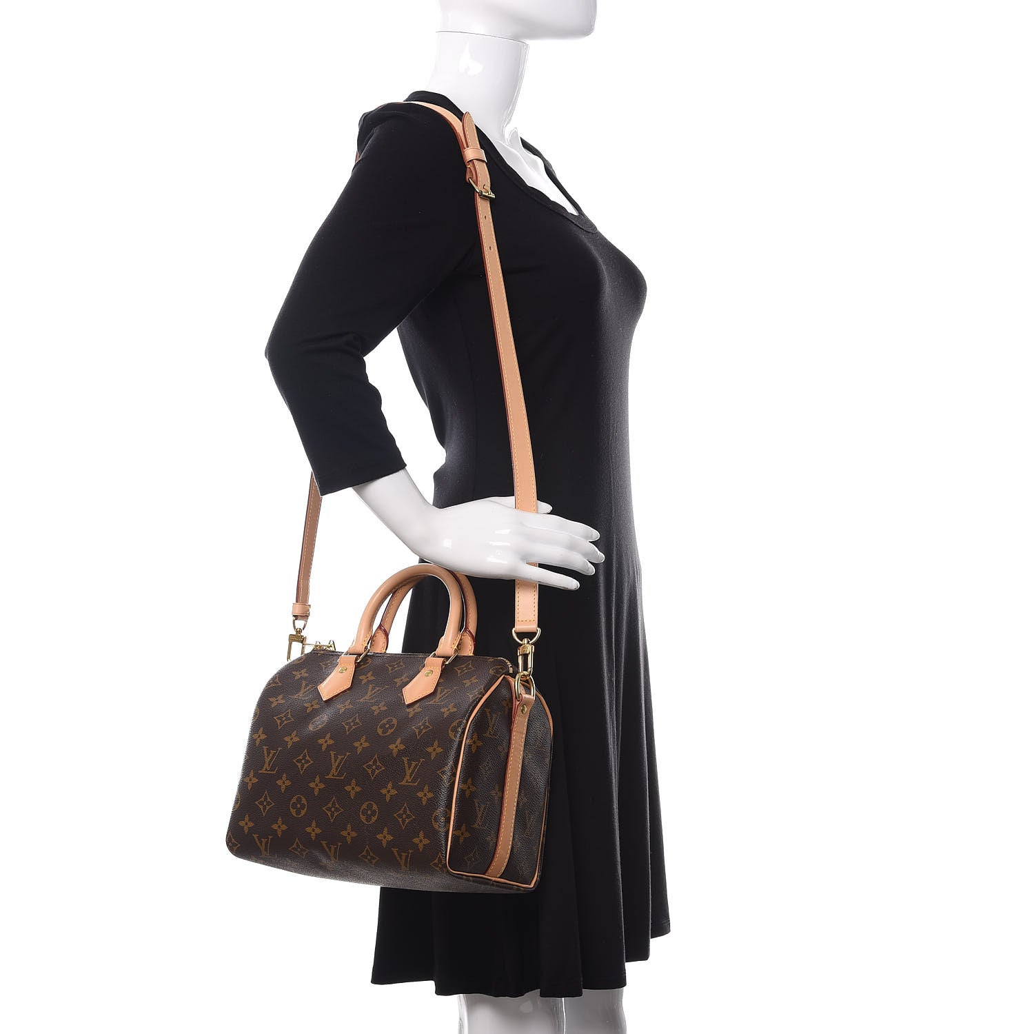 Louis Vuitton Monogram Speedy Bandouliere 25 2 of 12