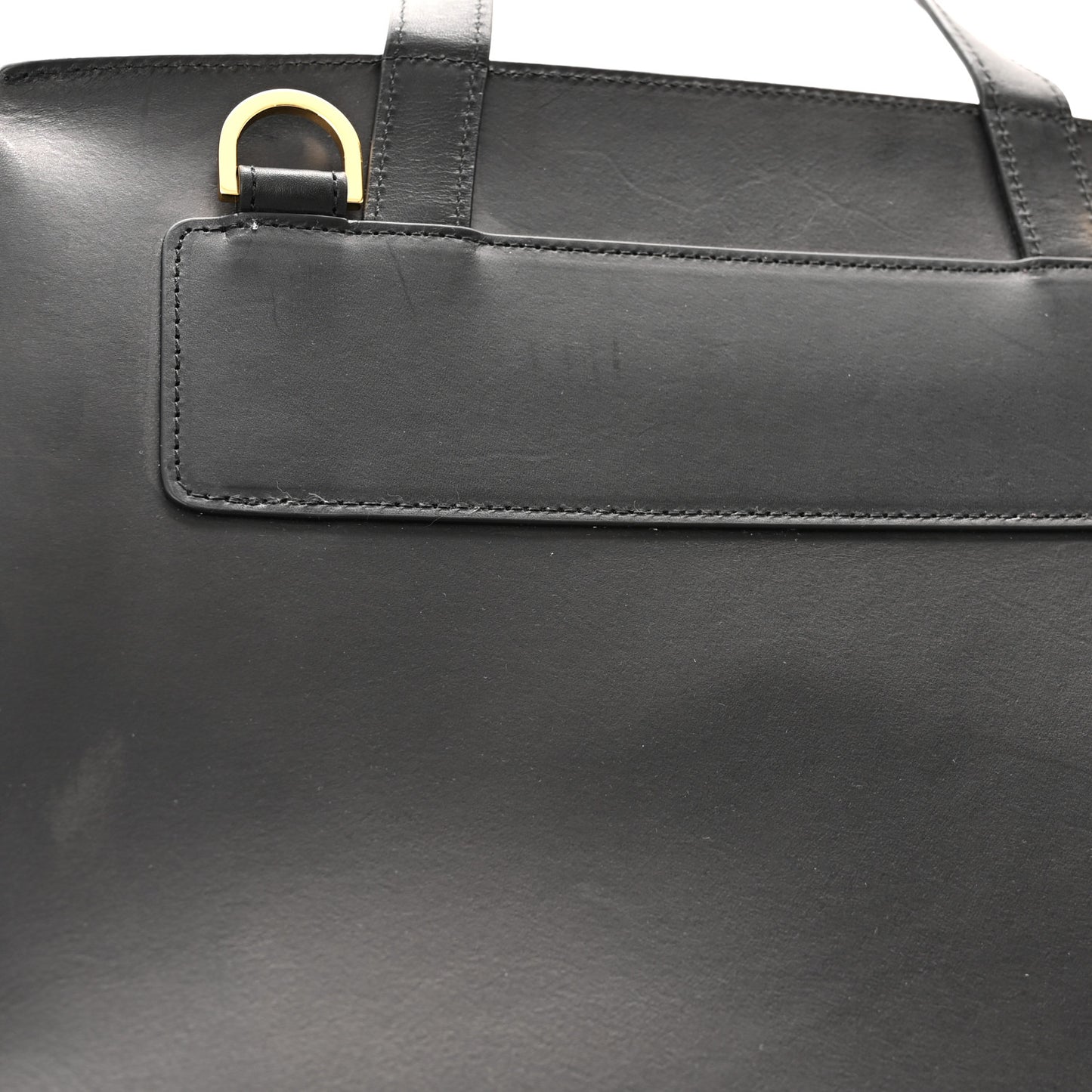 Calfskin Lady Bag Black Flamma