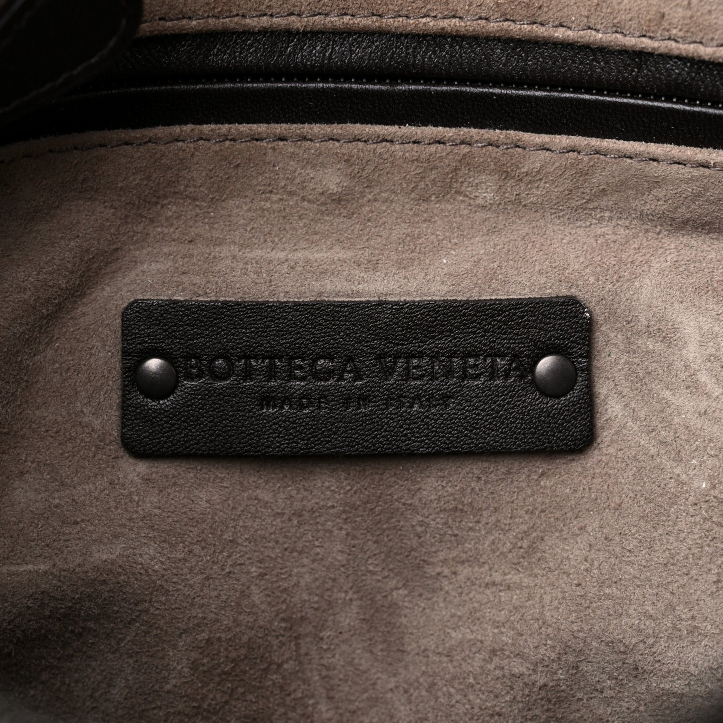 Nappa Intrecciato Nodini Bag Ebano