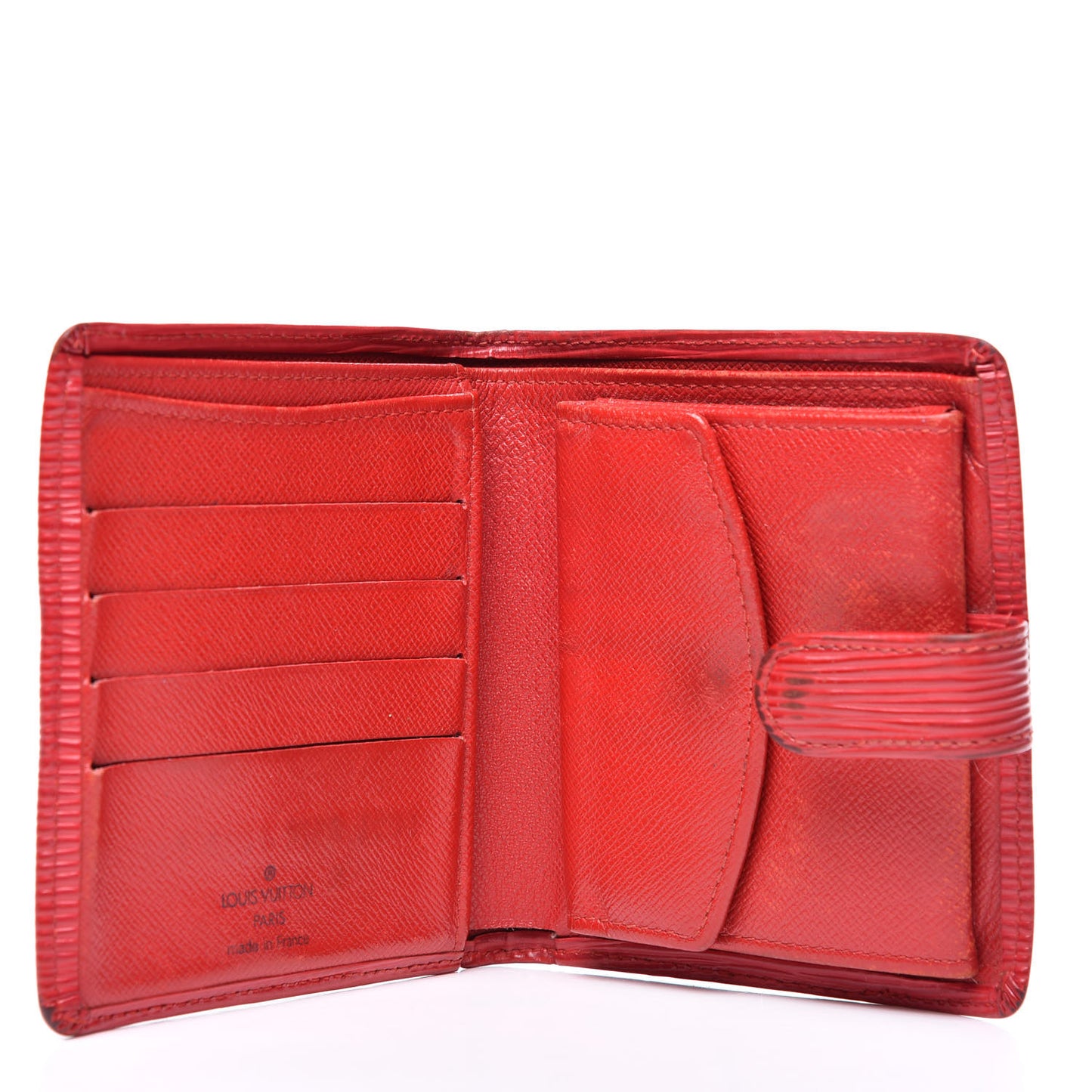 Epi Porte Billets Compact Wallet Rouge
