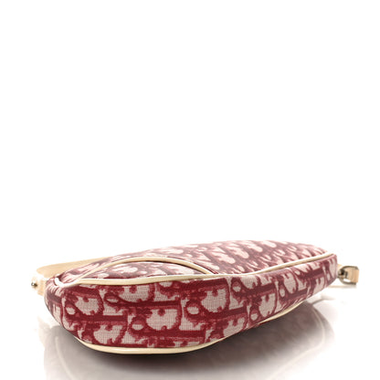 Christian Dior Monogram Mini Saddle Pochette Red 4 of 10