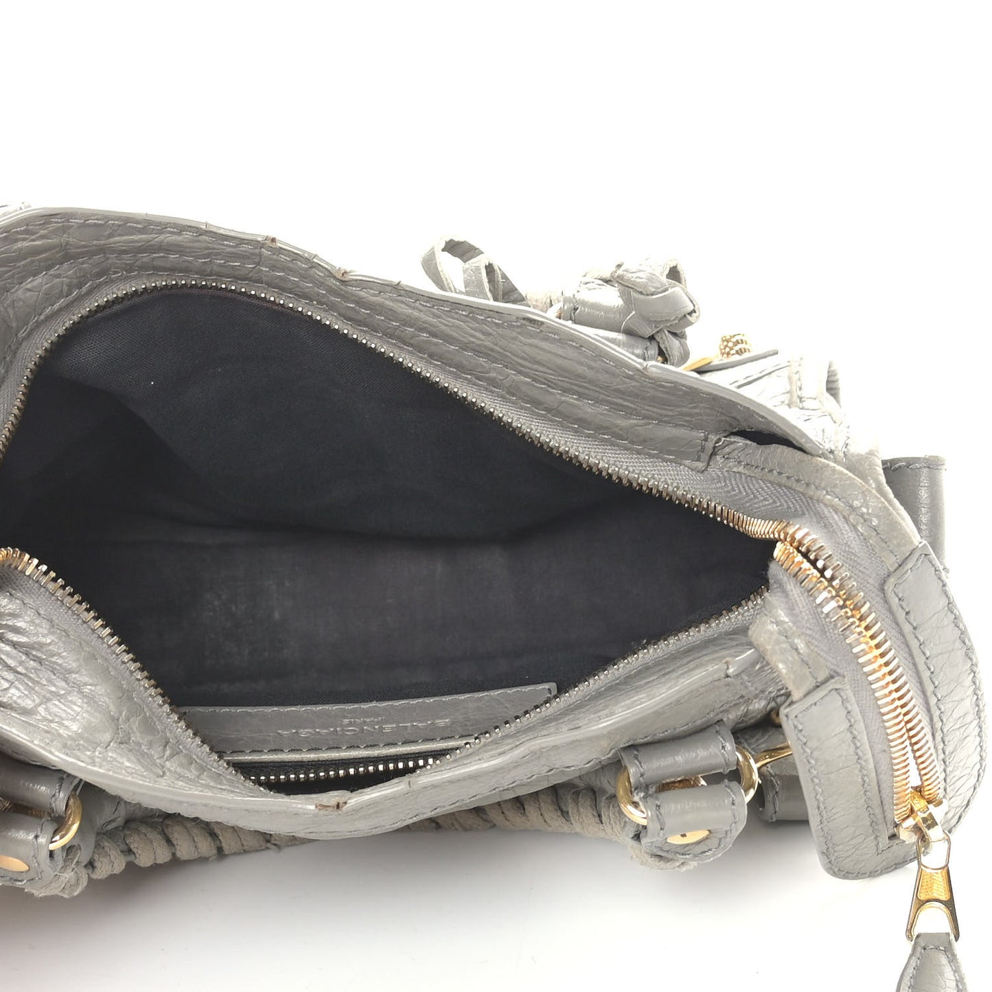 Agneau Giant 12 Gold Hardware Mini City Gris Pyrite
