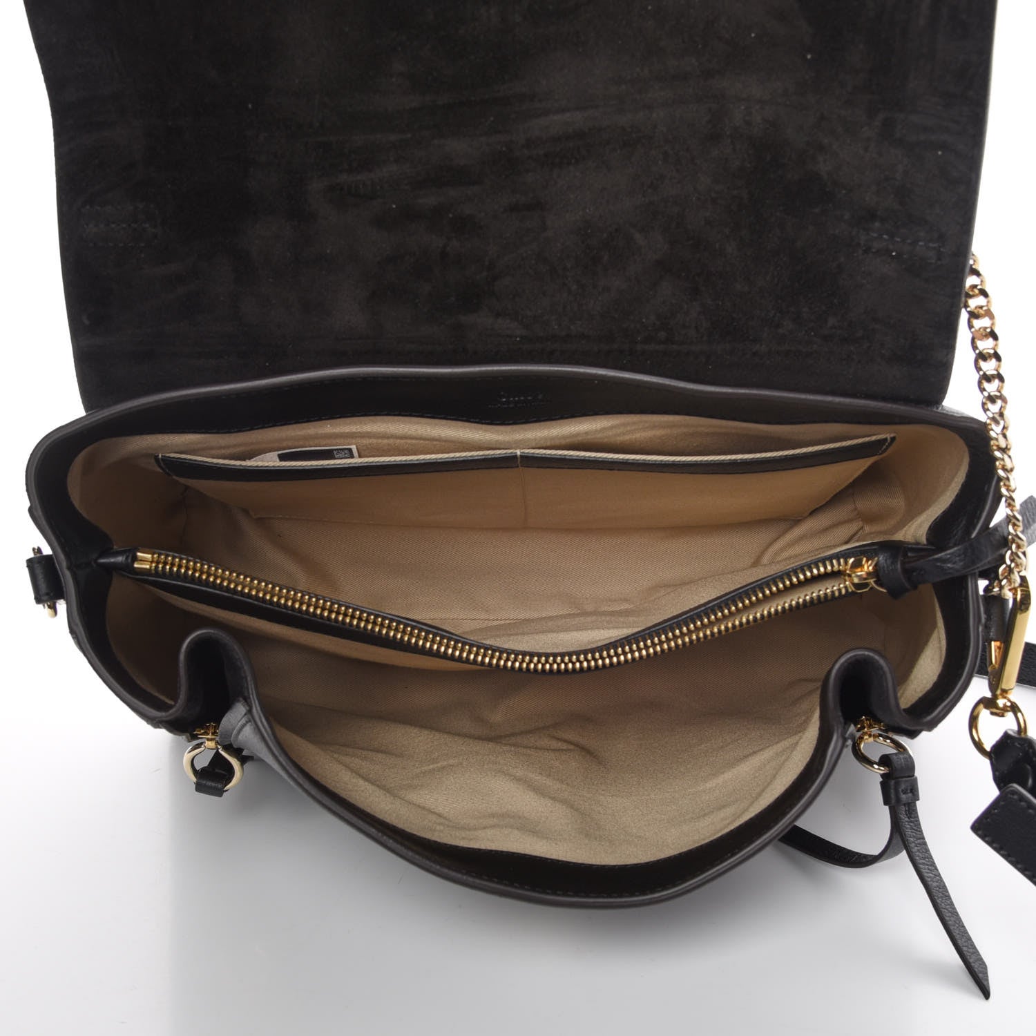 Chloe Calfskin Medium Faye Day Shoulder Bag Black 7 of 11