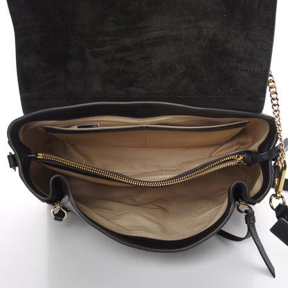 Chloe Calfskin Medium Faye Day Shoulder Bag Black 6 of 10