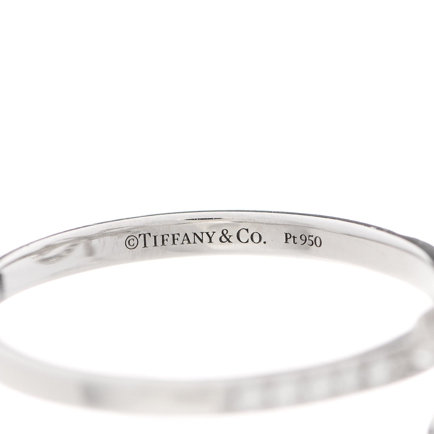 Platinum Diamond .51ctw Double Bow Ring 60 9.25