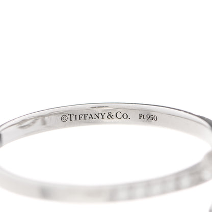 Tiffany Platinum Diamond .51ctw Double Bow Ring 60 9.25 5 of 5