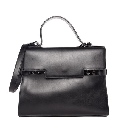Delvaux Smooth Calfskin GM Tempete Satchel Black 1 of 8