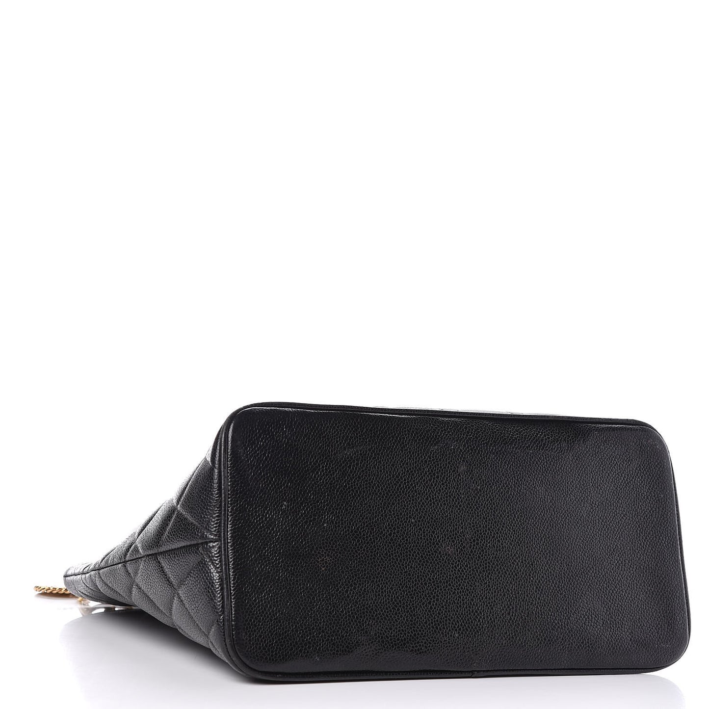 Caviar Quilted Medallion Tote Black