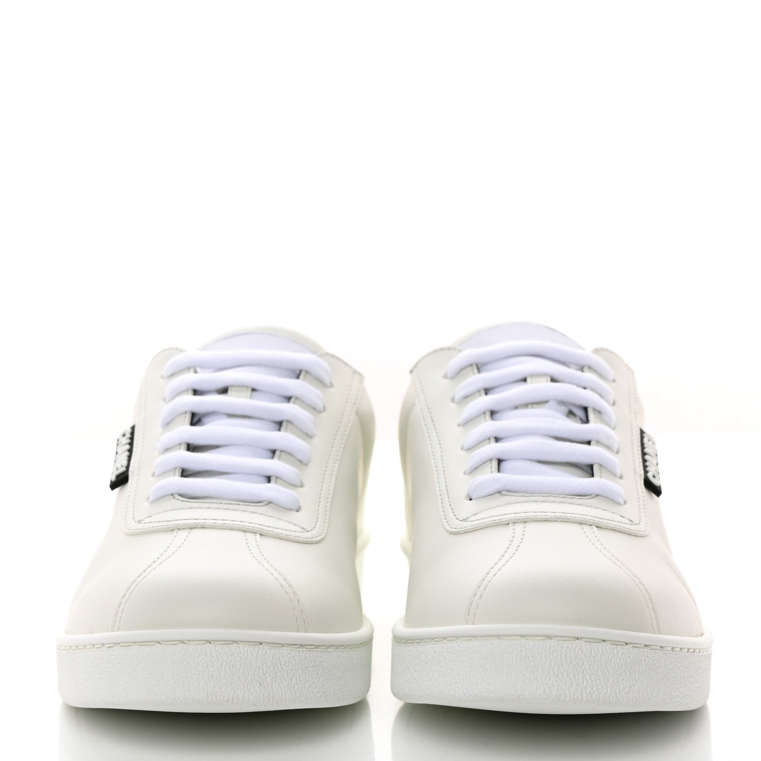 Chanel Calfskin Mens CC Sneakers 40 White 2 of 9
