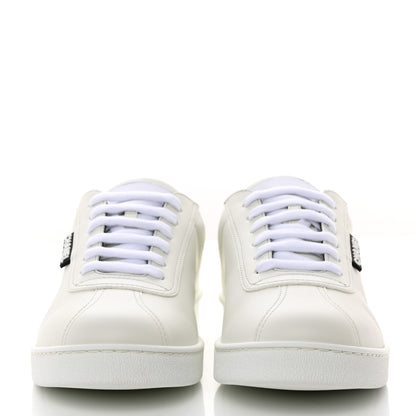 Chanel Calfskin Mens CC Sneakers 40 White 2 of 9