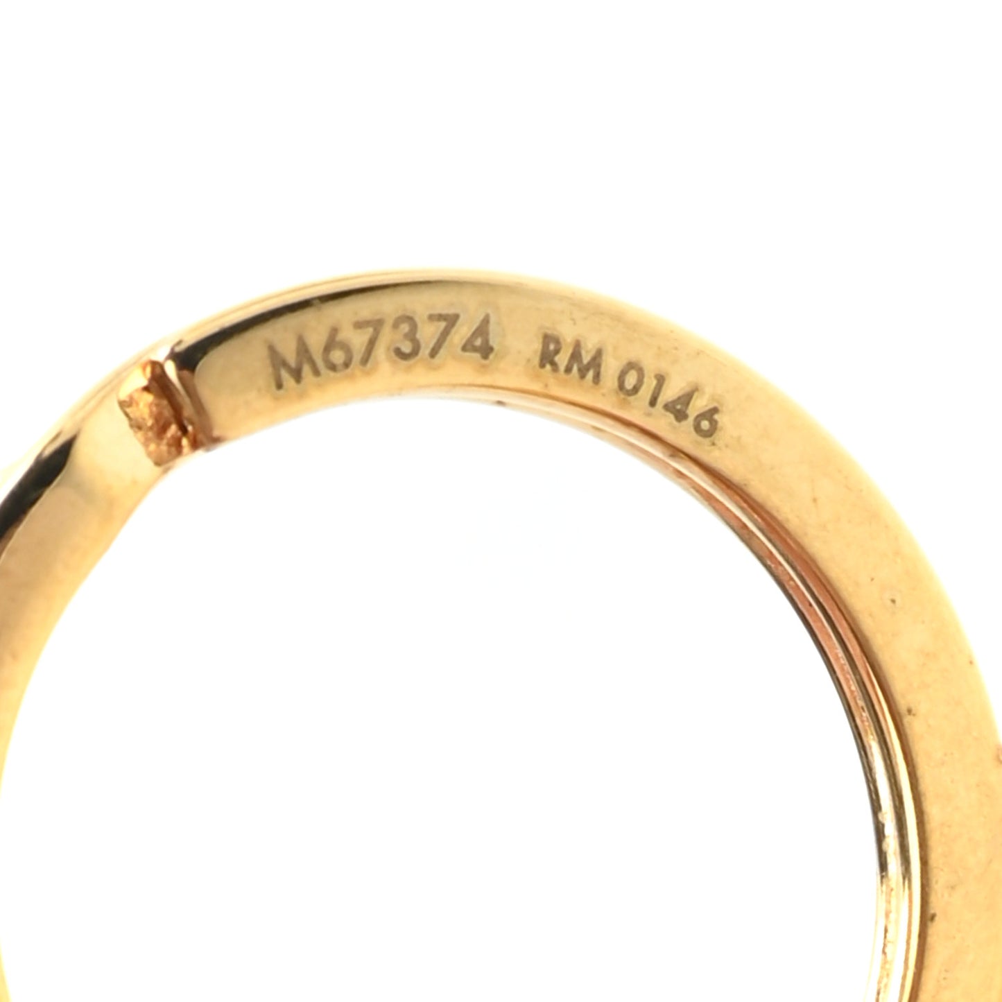 LV Circle Bag Charm Key Holder Pink