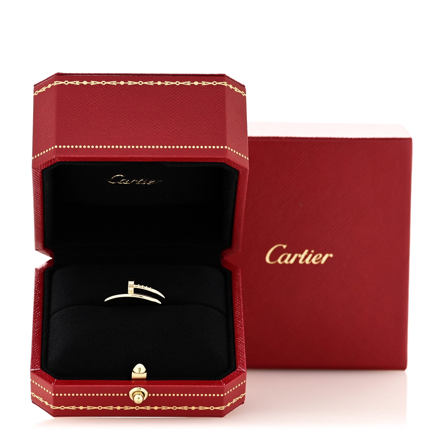 Cartier 18K Yellow Gold Small Juste Un Clou Ring 61 9.5 6 of 6