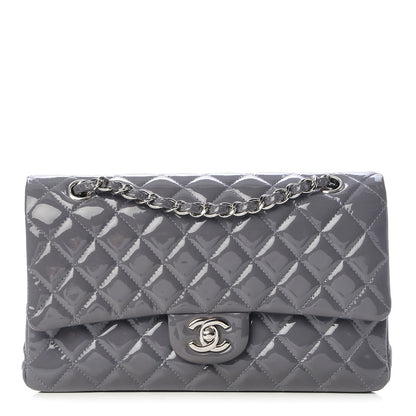 Chanel Patent Calfskin Quilted Medium Double Flap Light Purple 1 of 10