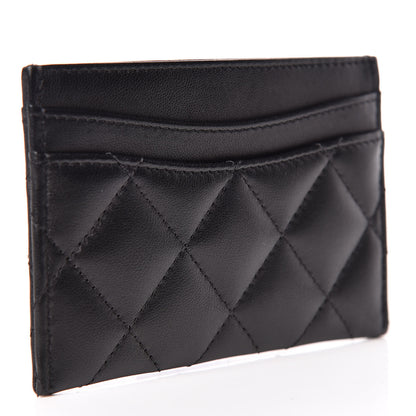 Chanel Lambskin Quilted Card Holder Black 3 of 8