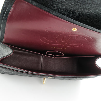 Chanel Caviar Quilted Jumbo Double Flap Black 5 of 8