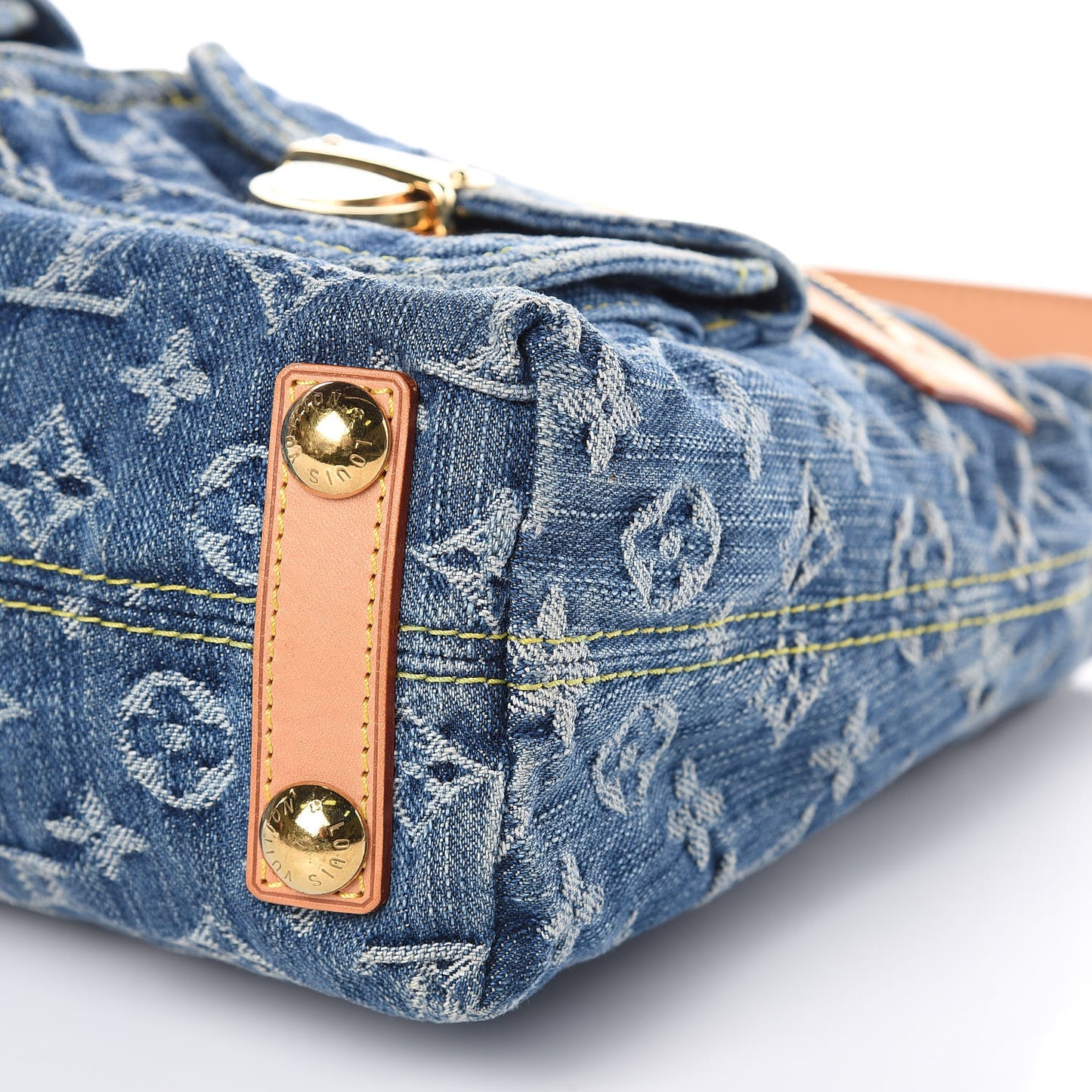 Monogram Denim Baggy PM Blue