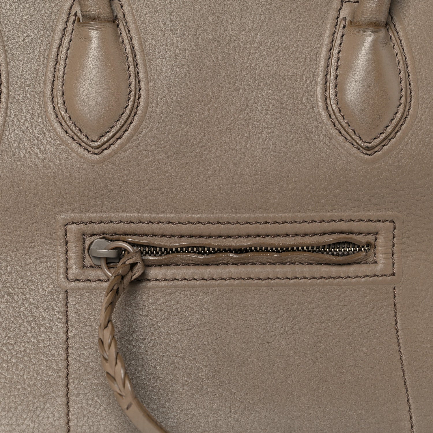 Celine Grained Calfskin Medium Phantom Luggage Taupe 7 of 26