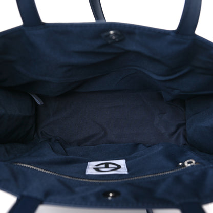 Telfar Vegan Leather Medium Shopping Bag Navy 5 of 8