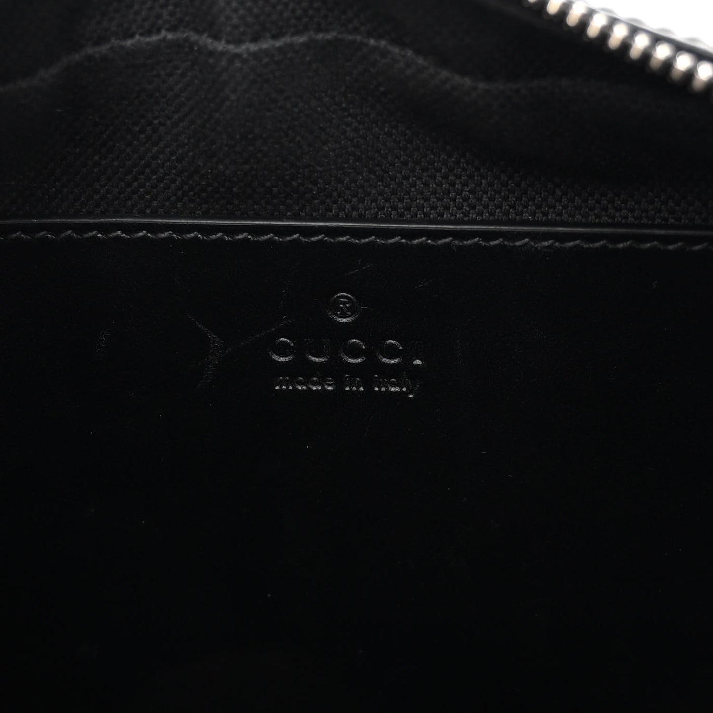 Calfskin Matelasse Monochrome Small GG Marmont Chain Shoulder Bag Black