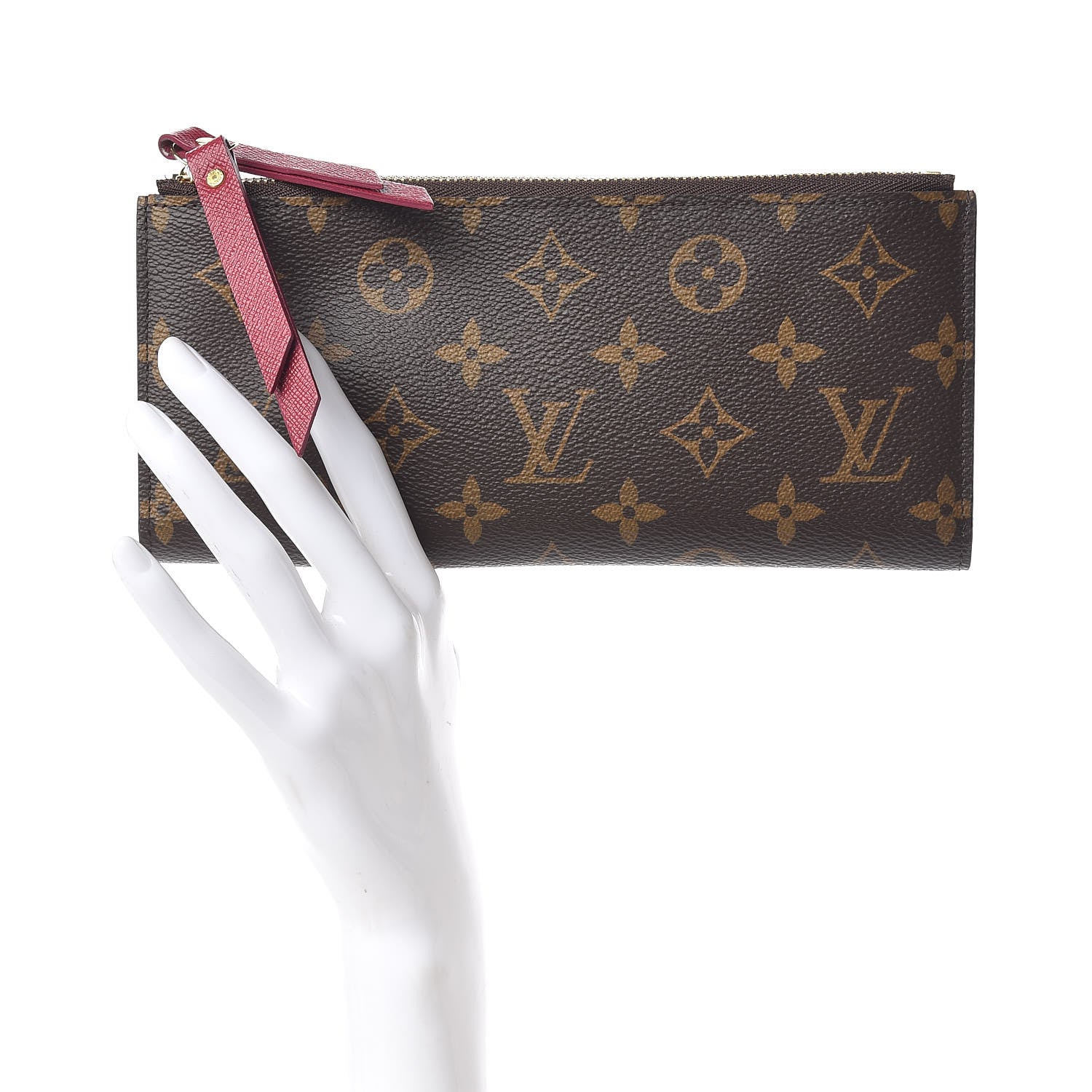 Louis Vuitton Monogram Adele Wallet Fuchsia 2 of 6