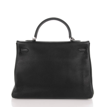 Hermes Taurillon Clemence Kelly Retourne 35 Black 4 of 23