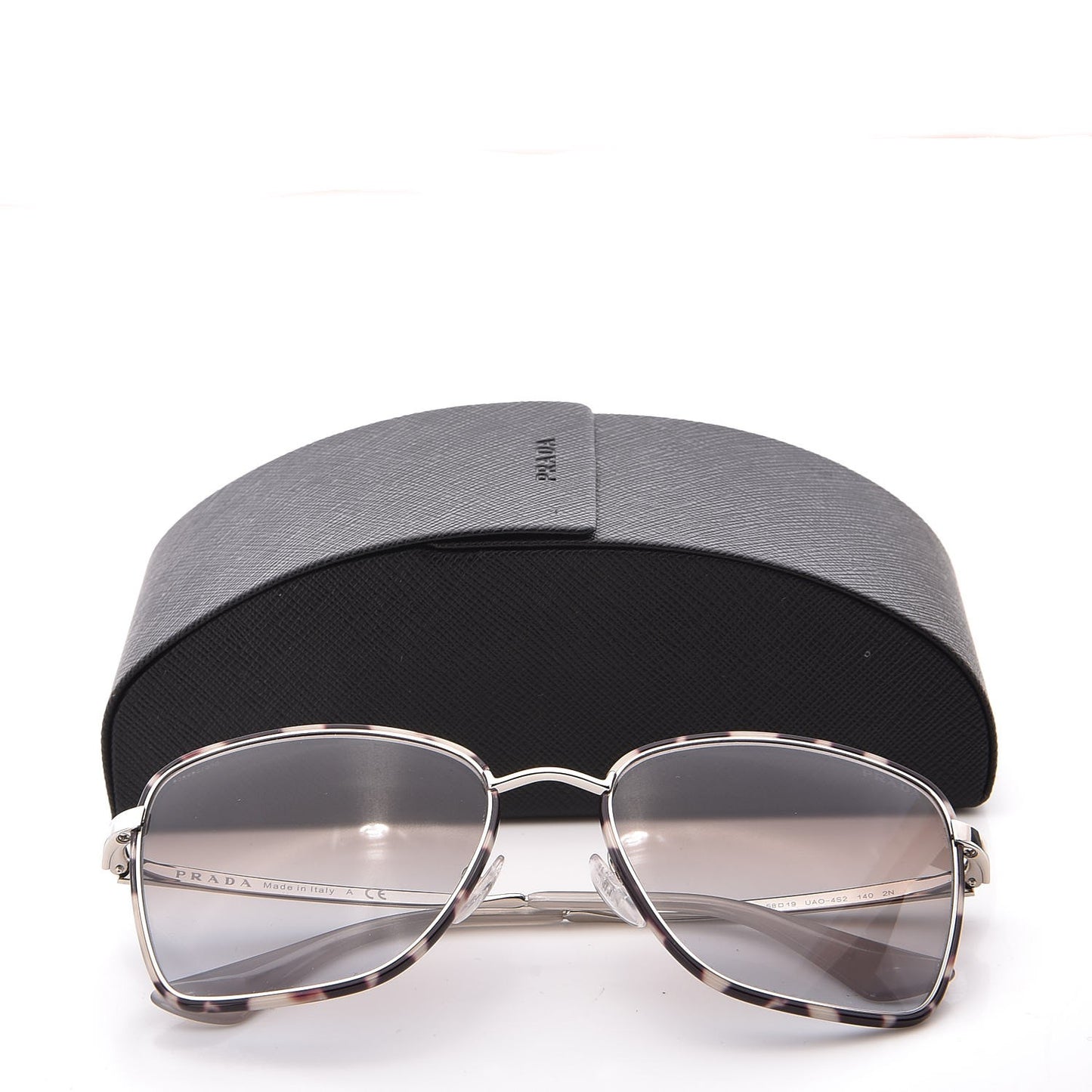 Gradient Sunglasses SPR 52S Opal Havana Silver