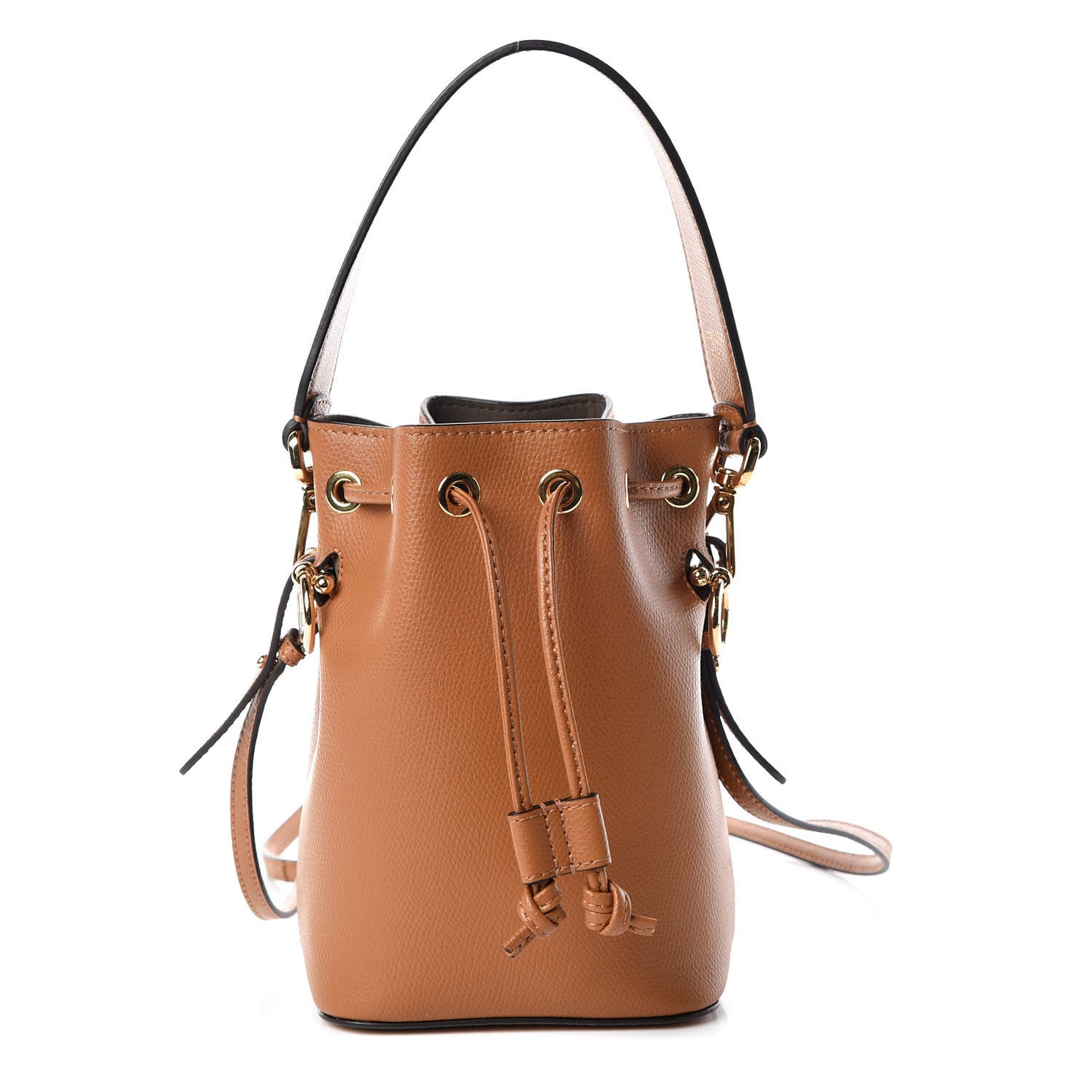 Vitello Cruise F is Fendi Mini Mon Tresor Bucket Bag Nocciola