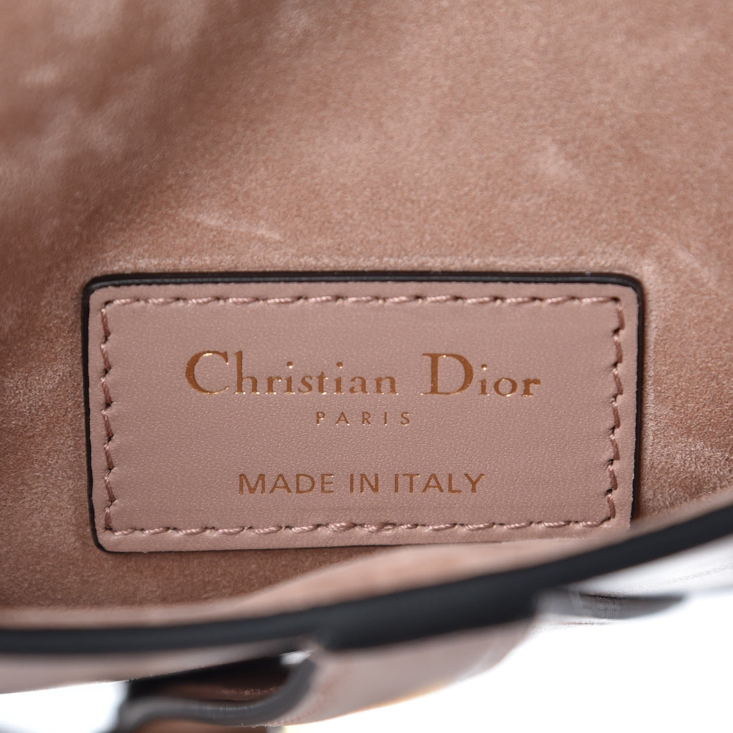 Christian Dior Calfskin Saddle Belt Bag Blush Pink 6 of 7
