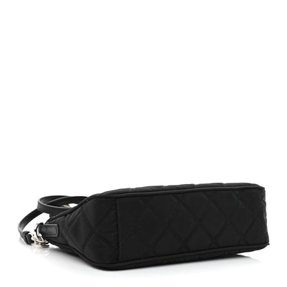 Prada Nylon Tessuto Impuntu Quilted Crossbody Bag Black 4 of 11
