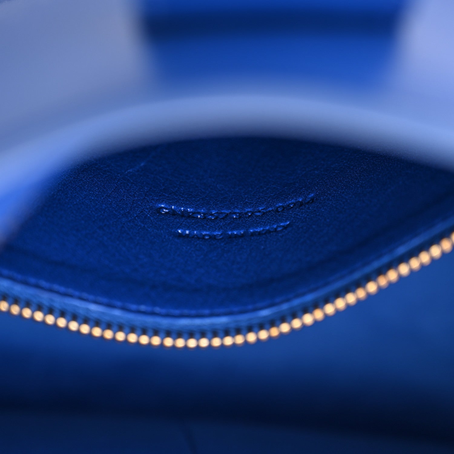 Saint Laurent Calfskin Small Monogram Cabas Blue Majorelle 6 of 12