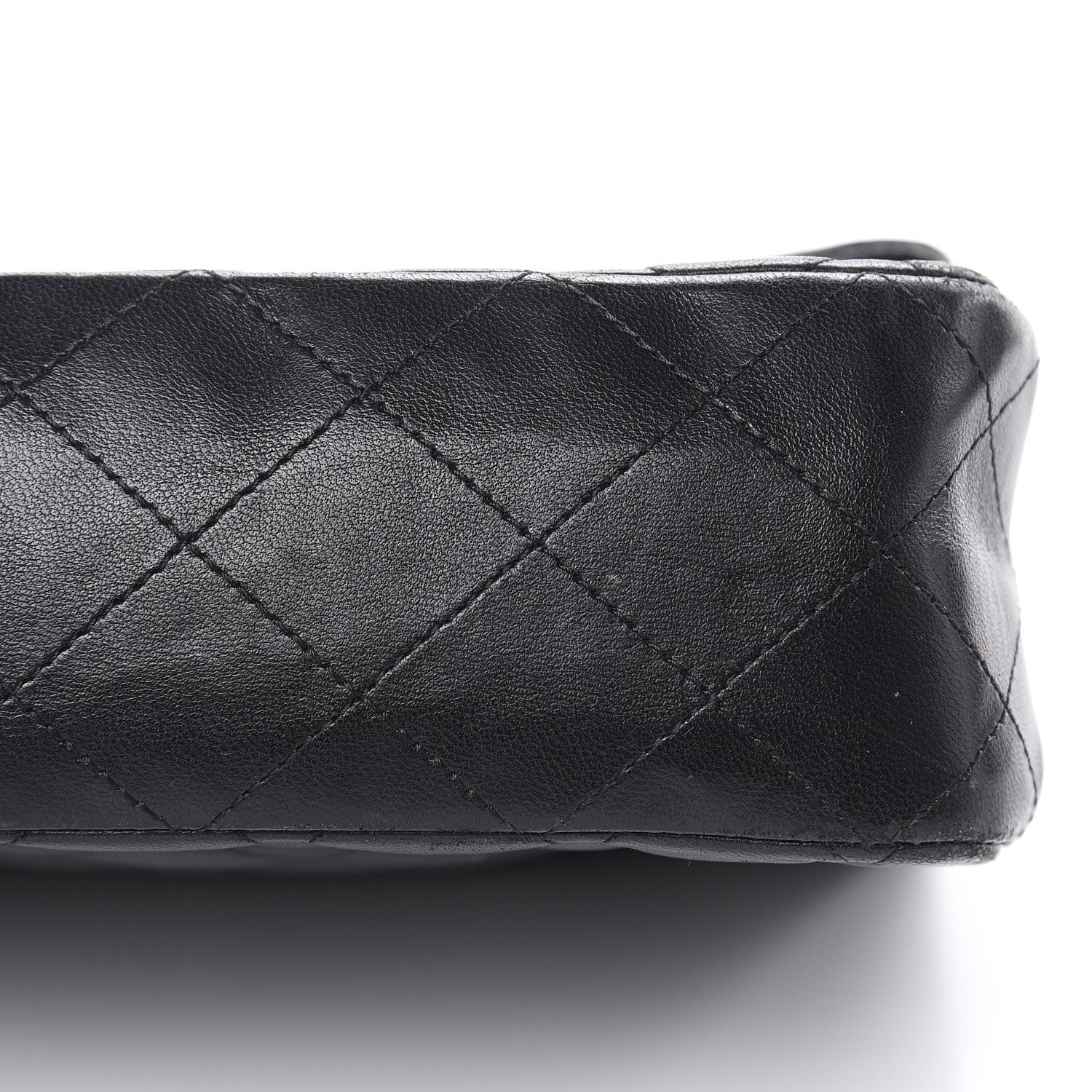 Chanel Lambskin Quilted Medium Double Flap Black 10 of 19
