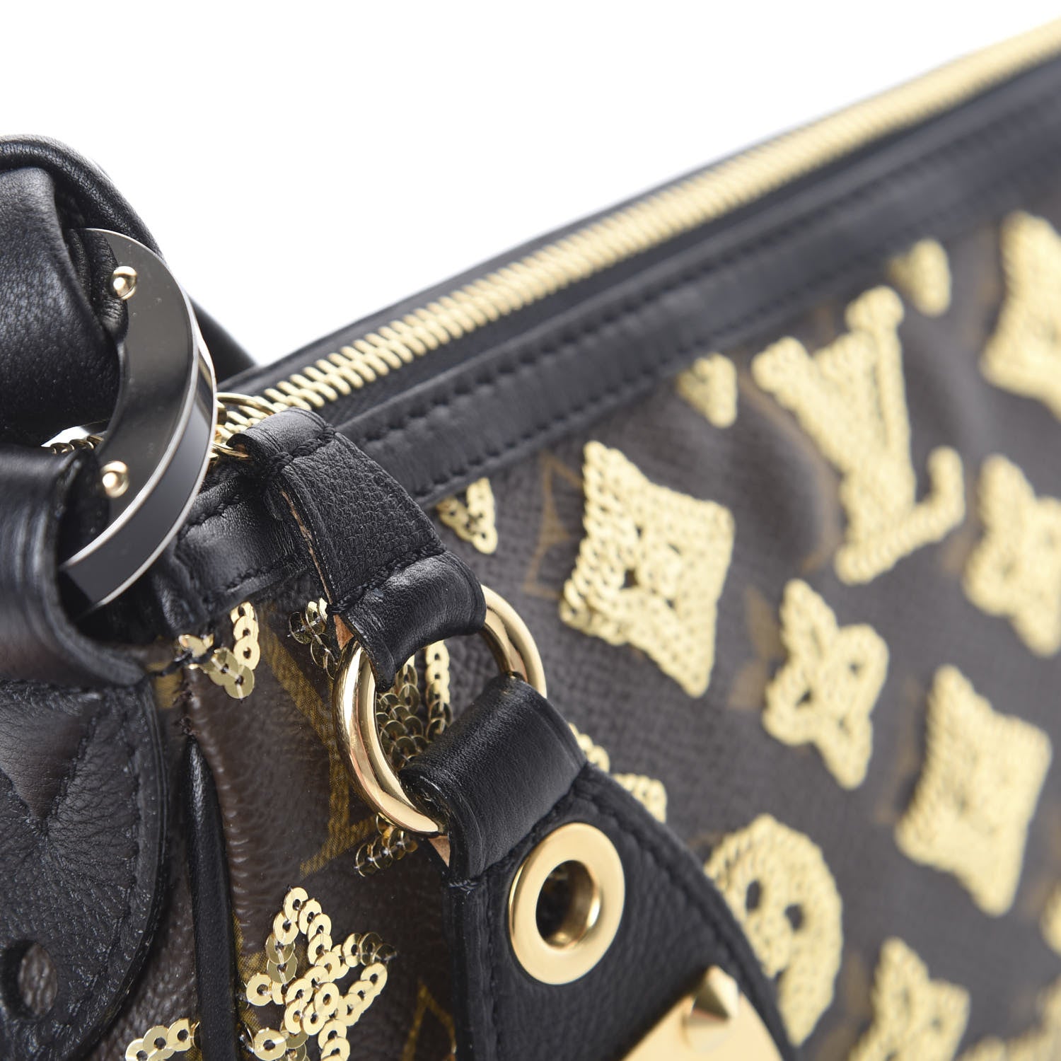 Louis Vuitton Monogram Sequins Eclipse Pochette Gold 10 of 10